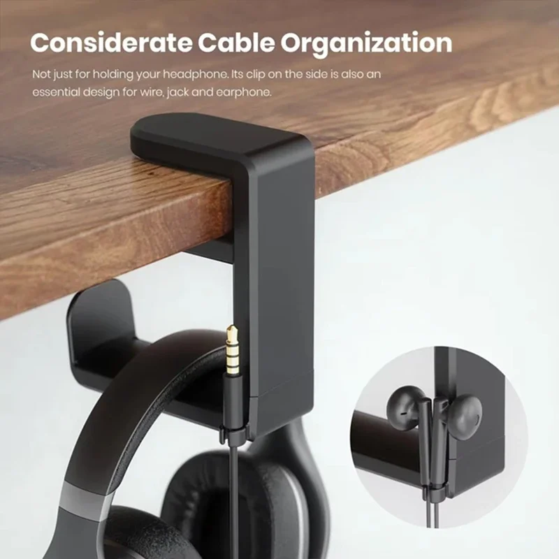 No Punch Table Clip Hook Headp - đánh giá và giá Headphone Stand Desk