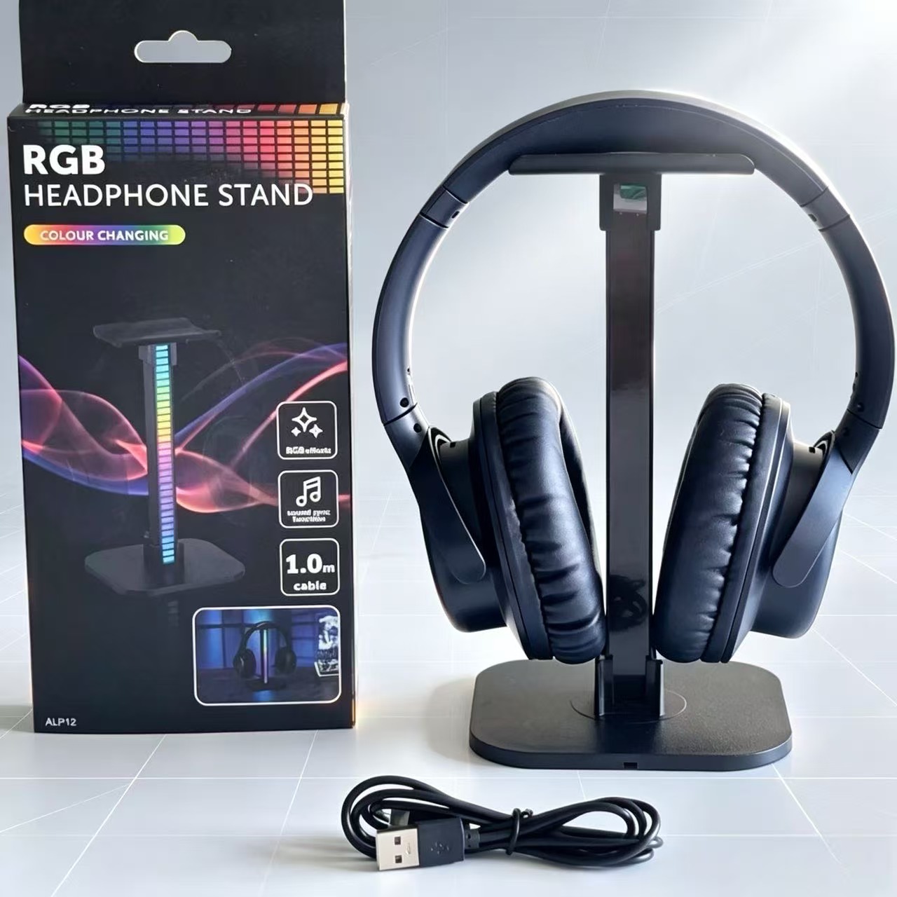 USB Gaming Headphone Stand RGB - đánh giá và giá Headphone Stand Desk